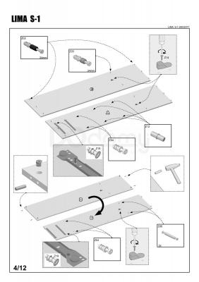 Шкаф HALMAR Lima S-1 Белый, фото 5