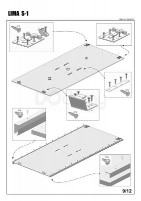 Шкаф HALMAR Lima S-1 Белый, фото 10