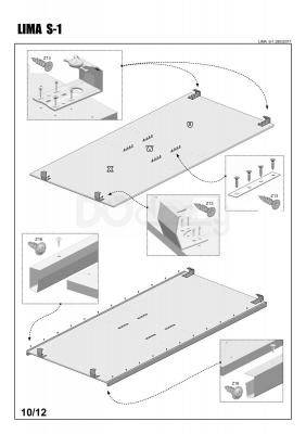 Шкаф HALMAR Lima S-1 Белый, фото 11