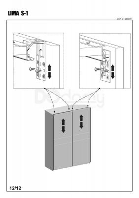 Шкаф HALMAR Lima S-1 Белый, фото 13