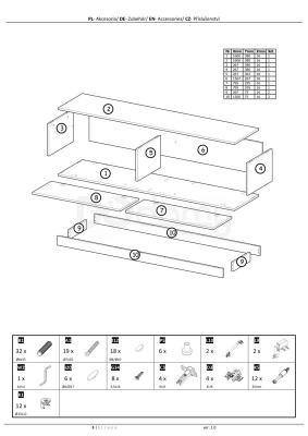 Тумба ТВ HALMAR Livo RTV-160W Черный, фото 4