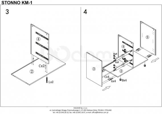 Комод HALMAR Stonno КМ1, фото 4