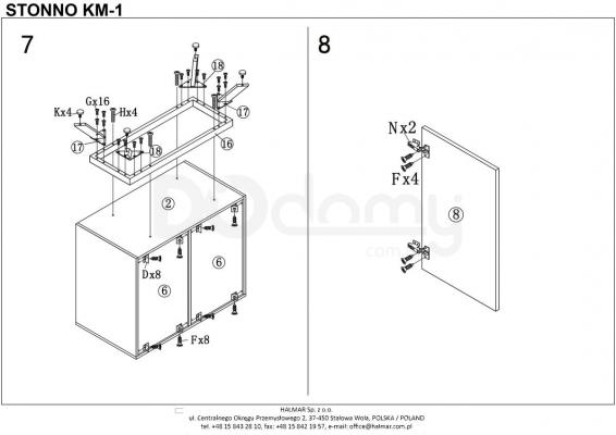 Комод HALMAR Stonno КМ1, фото 6