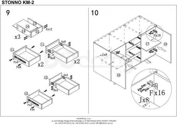 Комод HALMAR Stonno КМ-2, фото 7