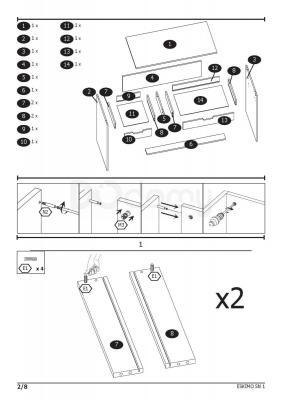 Письмовий стіл HALMAR Eskimo B-1, фото 3