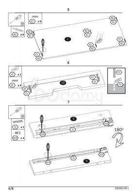 Письмовий стіл HALMAR Eskimo B-1, фото 5