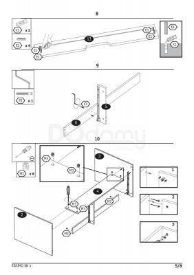 Письмовий стіл HALMAR Eskimo B-1, фото 6