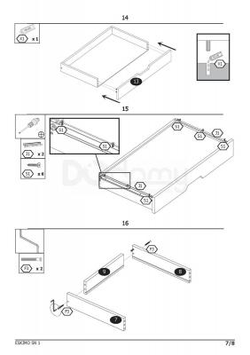 Письмовий стіл HALMAR Eskimo B-1, фото 8