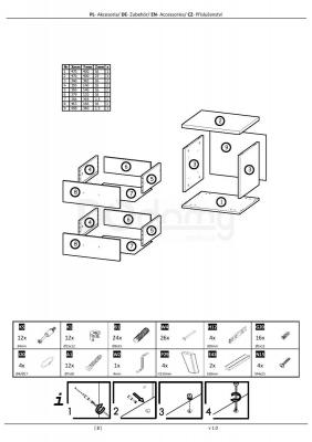 Прикроватна тумба HALMAR MOLDA SN-1, фото 4