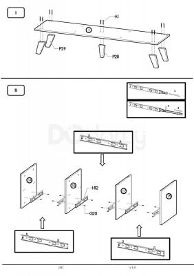 Тумба HALMAR Molda RTV-2, фото 5