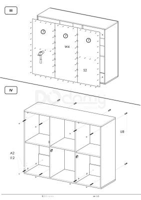 Комод підвісний HALMAR Livo KM-120 білий, фото 6
