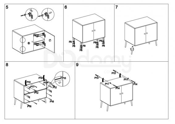 Комод HALMAR Malmo КМ-1, фото 3