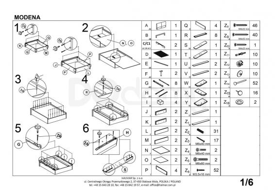 Ліжко HALMAR MODENA 2, фото 4