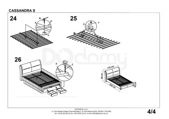 Кровать HALMAR CASSANDRA S, фото 5