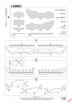 Ліжко дитяче HALMAR LAMBO, фото 2