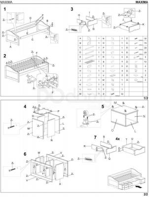 Кровать детская HALMAR Maxima 2, фото 5