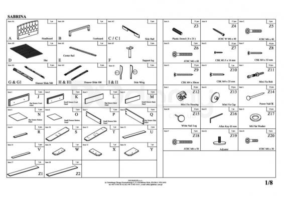 Кровать HALMAR SABRINA, фото 2