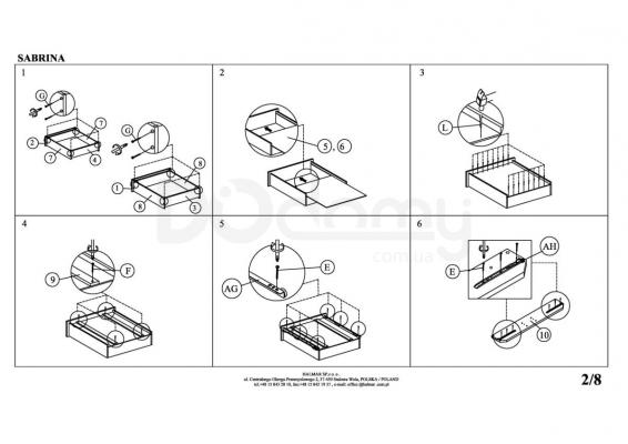 Кровать HALMAR SABRINA, фото 3