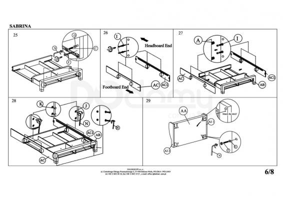 Кровать HALMAR SABRINA, фото 7