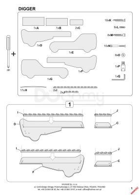 Ліжко дитяче HALMAR DIGGER, фото 2