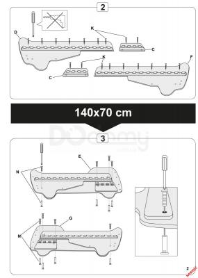 Ліжко дитяче HALMAR DIGGER, фото 3