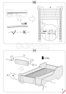 Ліжко дитяче HALMAR DIGGER, фото 9
