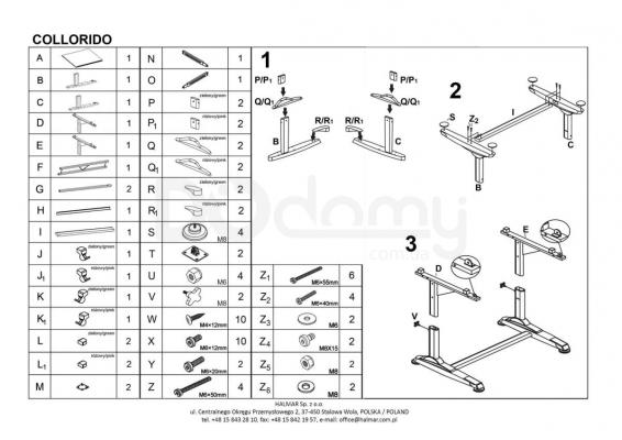 Стіл дитячий HALMAR Collorido, фото 2