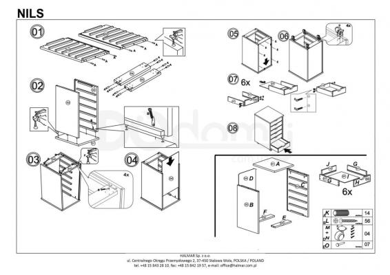 Тумба HALMAR Nils, фото 2