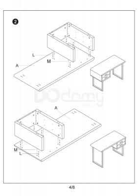 Стіл письмовий HALMAR B-30, фото 5
