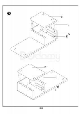 Стіл письмовий HALMAR B-30, фото 6