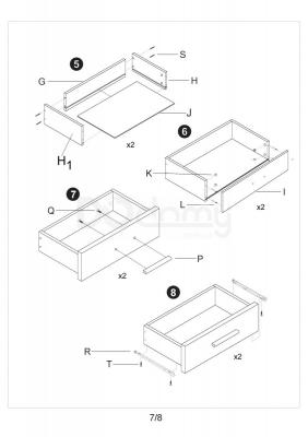 Стіл письмовий HALMAR B-30, фото 8