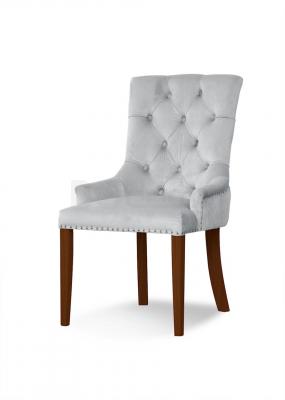 Крісло Atreve AUGUST Сріблястий / Горіх, фото 1