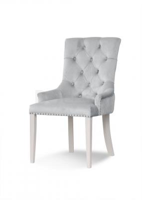 Крісло Atreve AUGUST Сріблястий / білий, фото 1