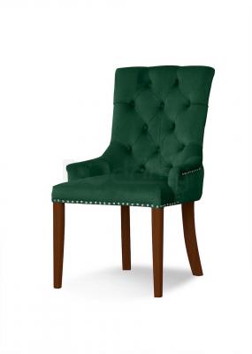 Крісло Atreve AUGUST Зелений / Горіх, фото 1