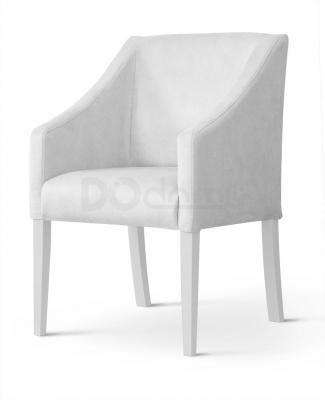 Крісло Atreve Capri Сріблястий / білий, фото 1