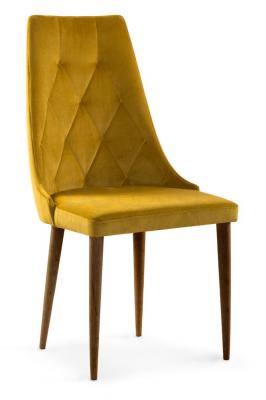 Крісло Atreve CAREN II Жовтий / Горіх, фото 1