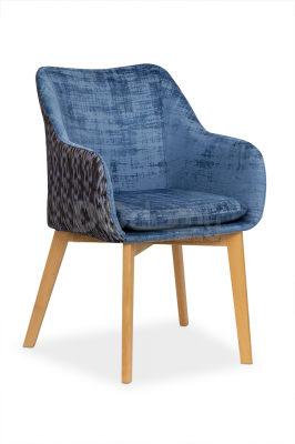 Кресло Antreve Diamente Синий / Бук, фото 1