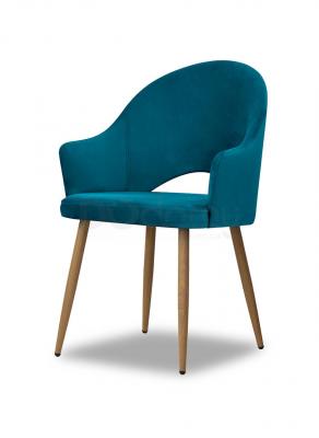 Крісло Atreve Goda Бірюзовий / дуб, фото 1
