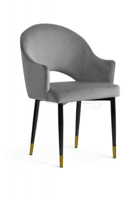 Крісло Atreve Goda Сірий / чорний / Золотий, фото 1