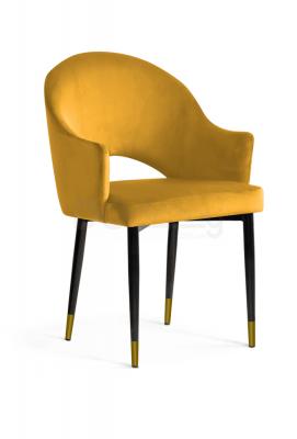 Кресло Antreve Goda Желтый / Черный / Золотой, фото 1