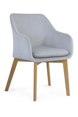 Крісло Atreve Huan Сріблястий / Бук, фото 1