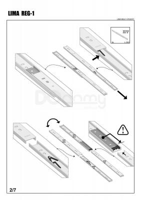 Шафа HALMAR LIMA REG-1 белый, фото 3