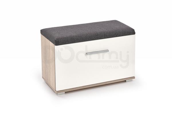 Тумба для обуви HALMAR Lima ST-2 Дуб сонома/Белый, фото 1