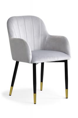 Крісло Atreve Tulip Сріблястий / чорний / Золотий, фото 1