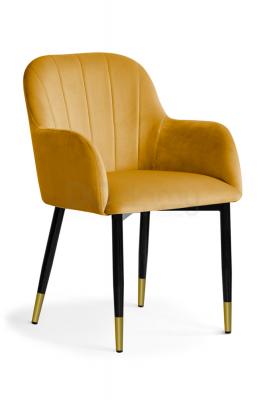 Кресло Antreve Tulip Желтый / Черный / Золотой, фото 1