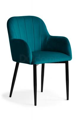 Крісло Atreve Tulip Бірюзовий / чорний, фото 1