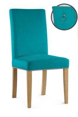 Крісло Atreve Willford III Бірюзовий / Бук, фото 1