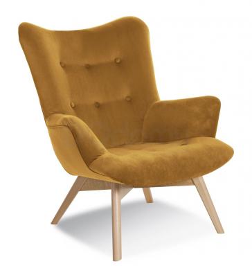 Кресло Antreve Angel Желтый / Бук, фото 1