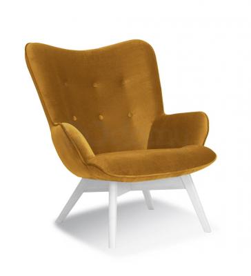 Крісло Atreve Cherub Жовтий / білий, фото 1