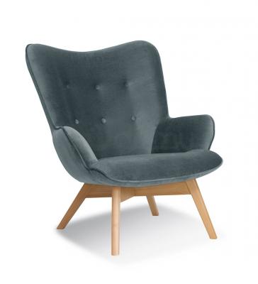 Крісло Atreve Cherub Сірий / дуб, фото 1